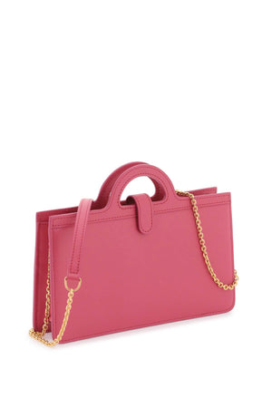 MARNI Pink Leather Mini Crossbody Handbag for Women