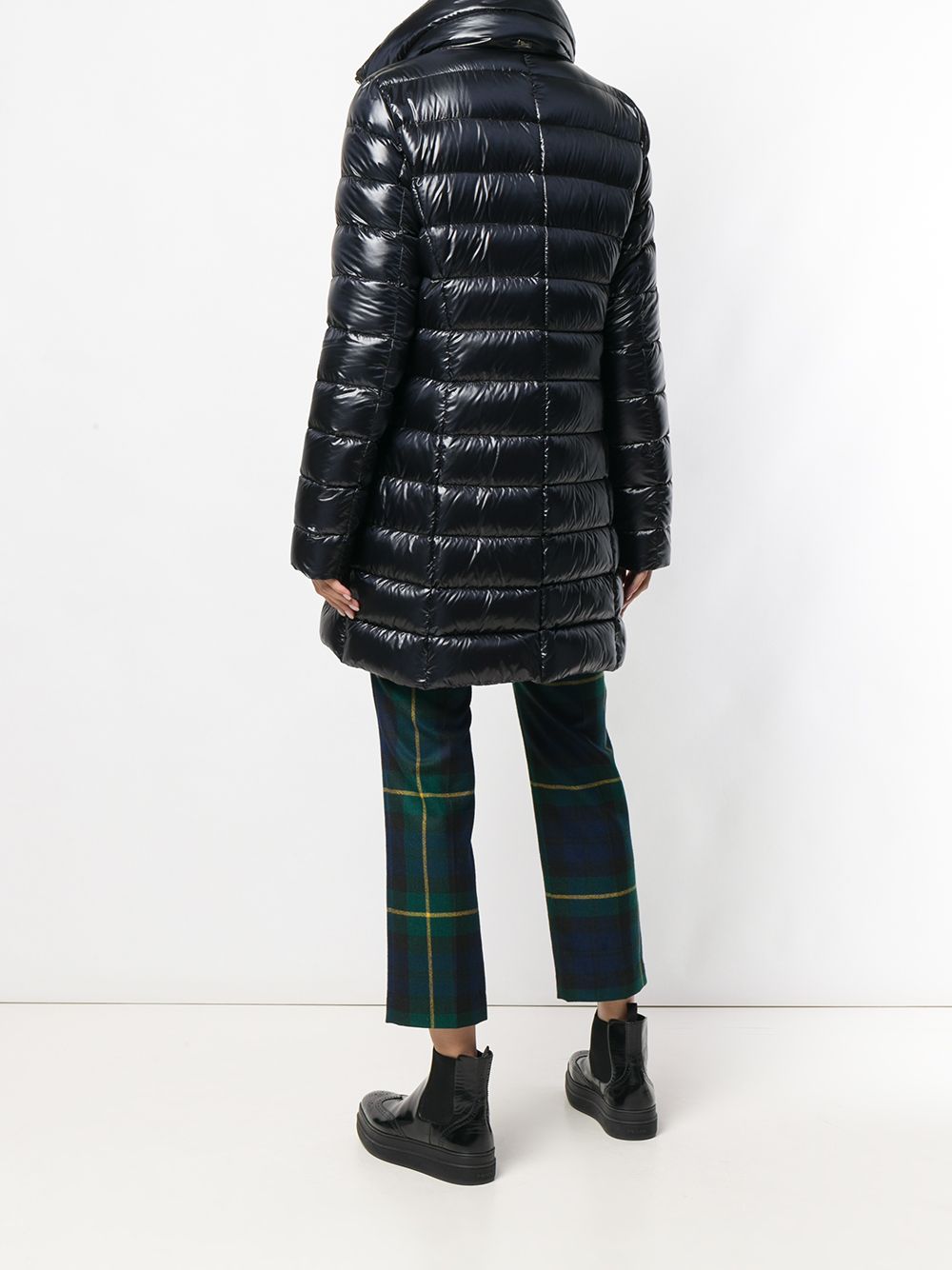 HERNO Elegant Mid-Length Puffer Jacket