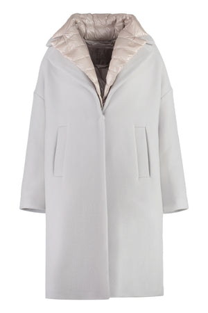HERNO Soft Pink Wool Blend Jacket for Women - FW24 Collection