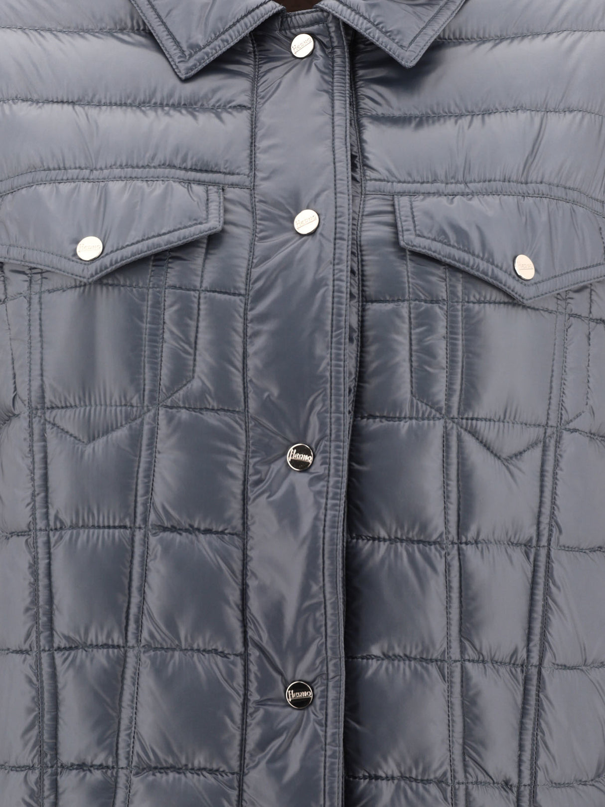 HERNO QUILTED JACKET WITH CHEST POCKETS