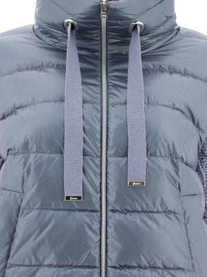 HERNO Ultralight Puffer Jacket with Infinity Braid Detail