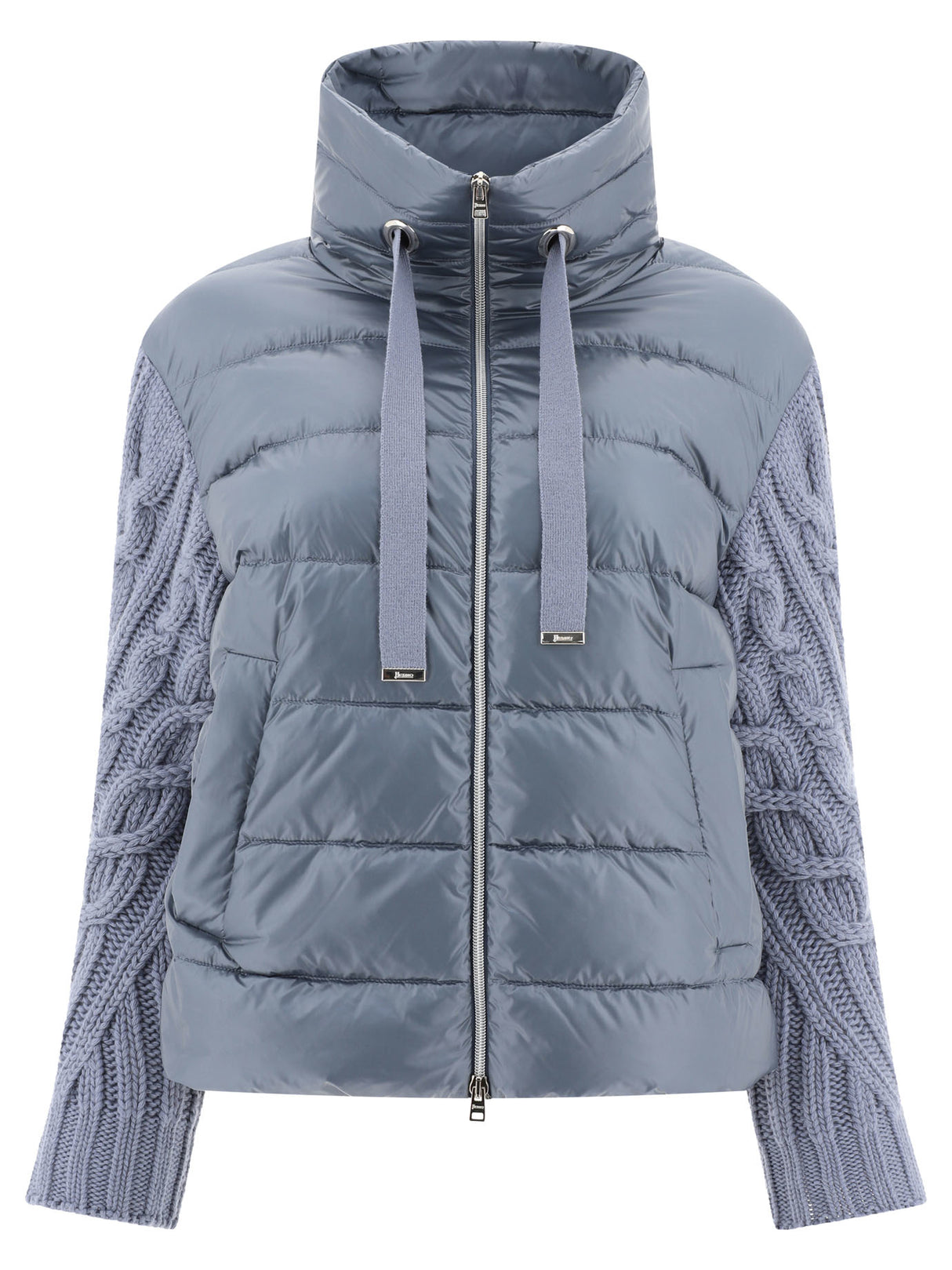 HERNO Ultralight Puffer Jacket with Infinity Braid Detail