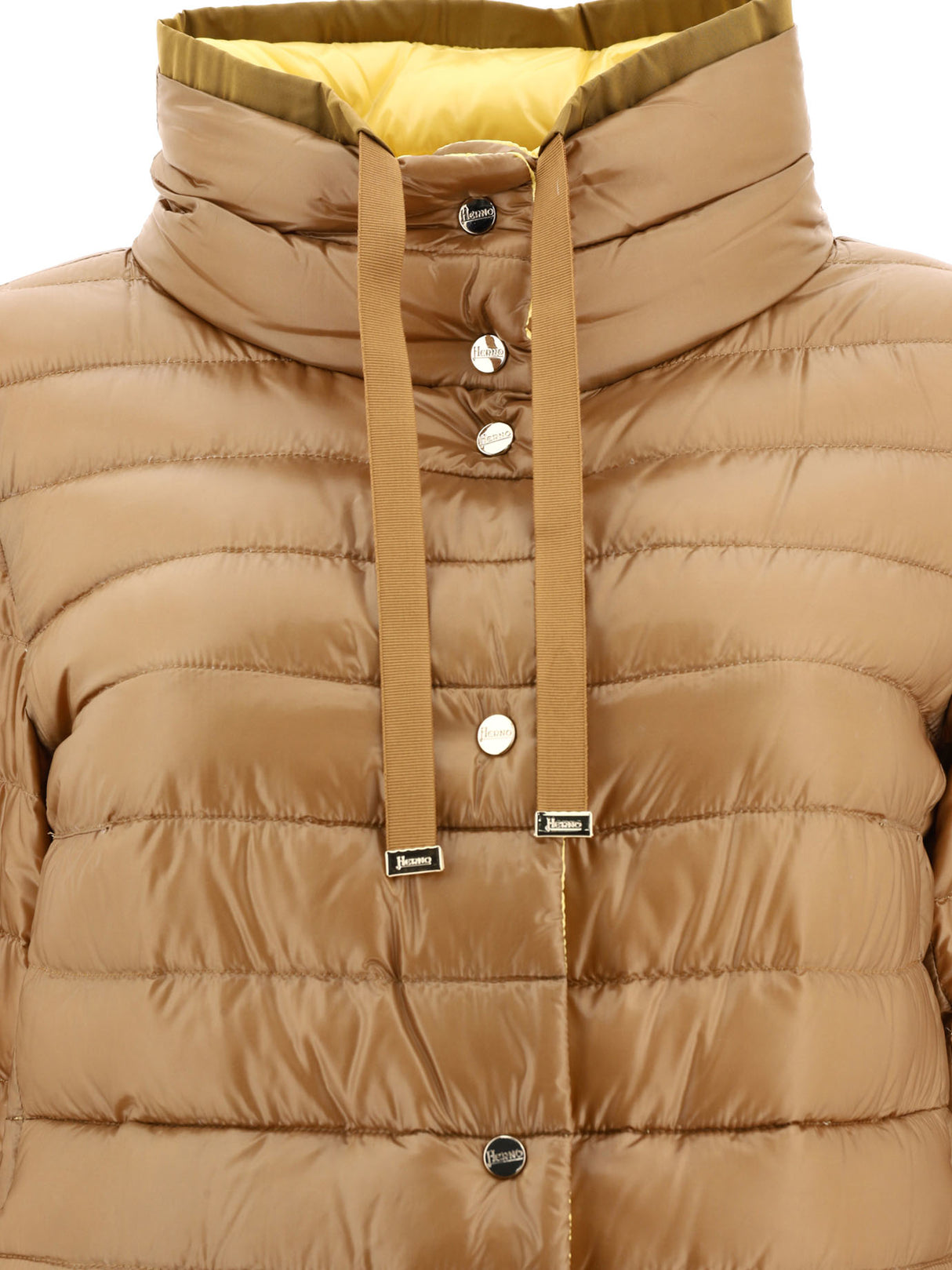 Brown Reversible Down Jacket for Women - SS24