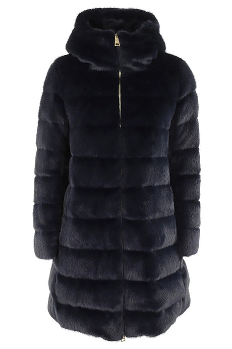 HERNO Vegan Fur Hooded Jacket for Women