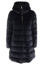 HERNO Vegan Fur Hooded Jacket for Women