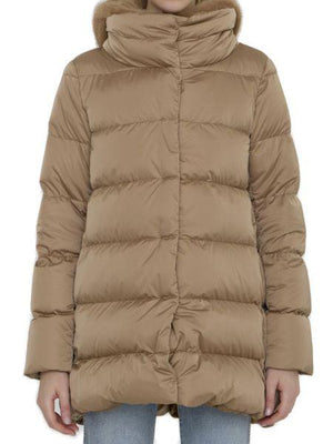 HERNO Elegant Layered Down Jacket