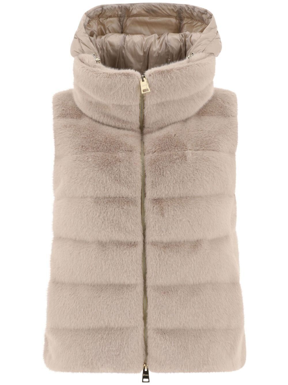 HERNO Cozy Synthetic Fur Vest for Women - FW24 Collection