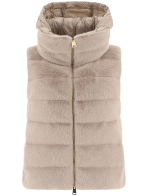 HERNO Cozy Synthetic Fur Vest for Women - FW24 Collection