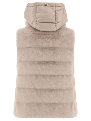 HERNO Cozy Synthetic Fur Vest for Women - FW24 Collection