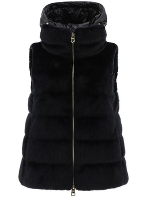 HERNO Cozy Synthetic Fur Vest for Women - FW24 Collection