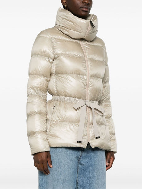 HERNO Belted Short Down Jacket for Women