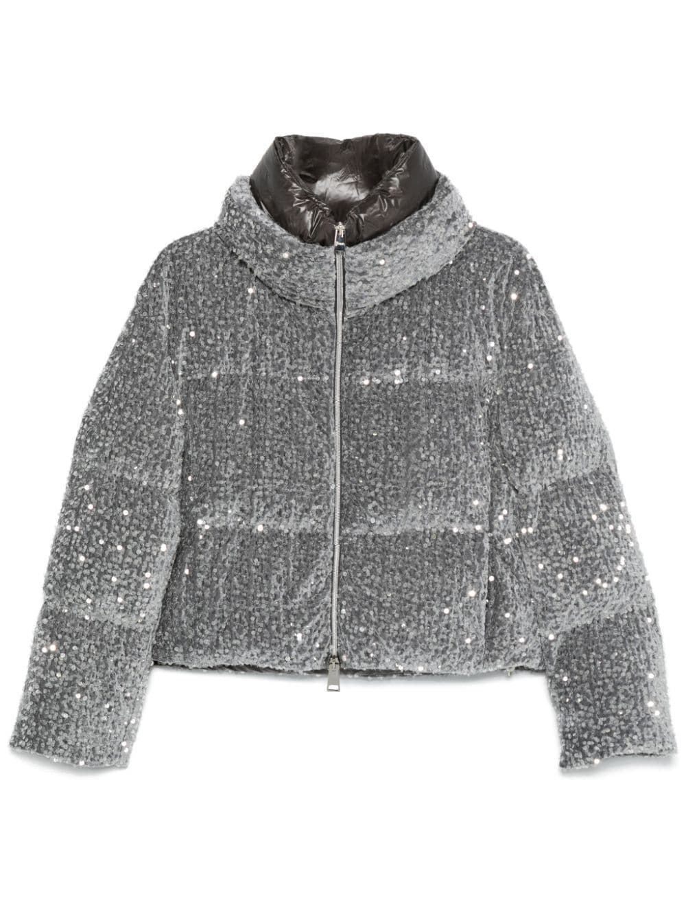 HERNO Sequin Embellished Padded Jacket - Women’s Outerwear