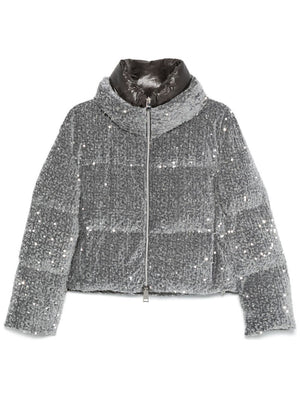 HERNO Sequin Embellished Padded Jacket - Women’s Outerwear