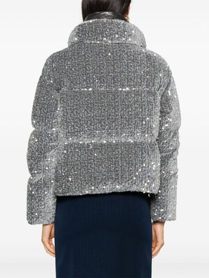 HERNO Sequin Embellished Padded Jacket - Women’s Outerwear