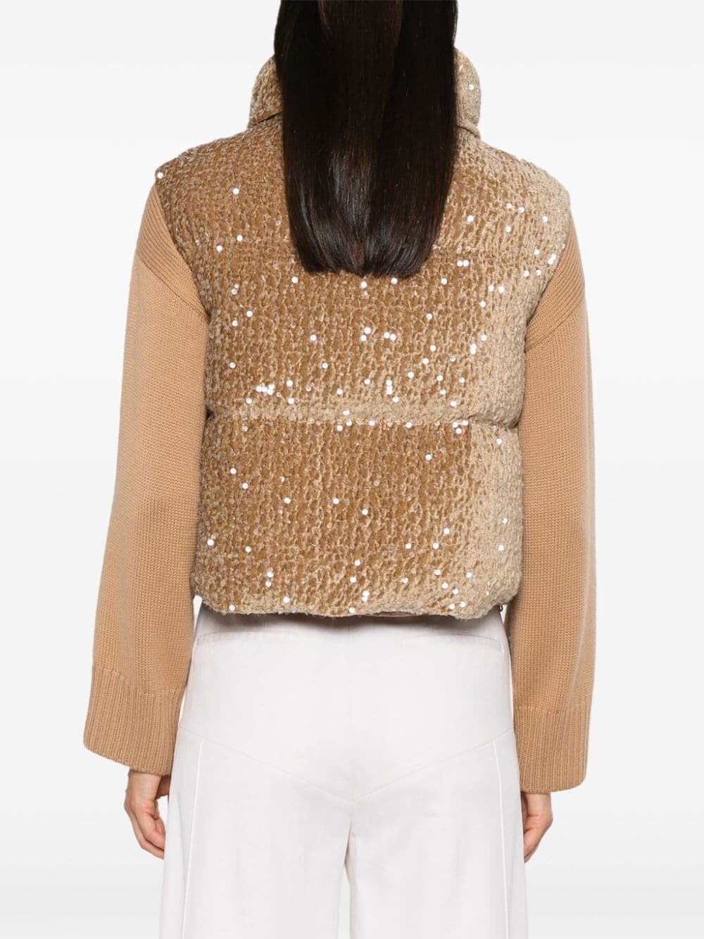 HERNO Sequined Women's Gilet Vest for FW24