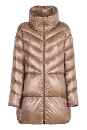 HERNO Glossy Nylon Down Jacket for Women