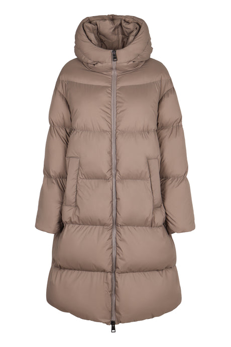 HERNO Women's Long Hooded Down Jacket