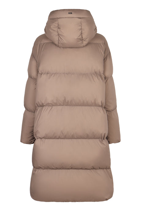 HERNO Women's Long Hooded Down Jacket