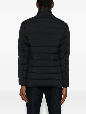 HERNO Elegant Black Nylon Down Jacket