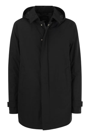 HERNO Men's Gore-Tex Hooded Down Jacket for First Seasonal Cold - FW23