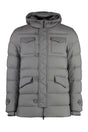 HERNO Men's Adjustable Hooded Down Jacket