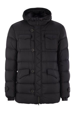 HERNO Men's Hooded Down Jacket