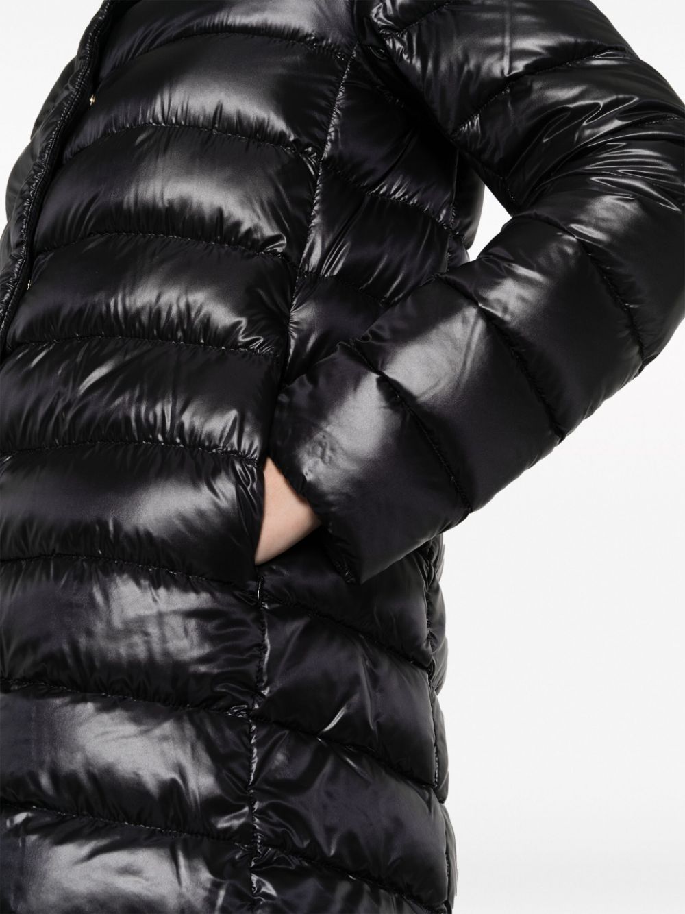 HERNO Amelia Midi-Length Down Jacket