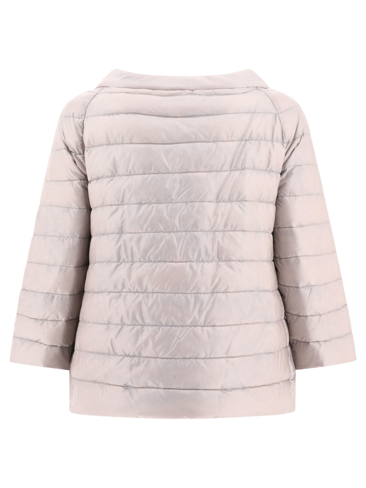 Quilted Reversible Down Jacket - Grey