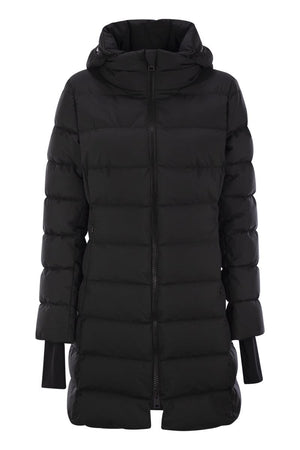 HERNO Women's Slim Fit GORE-TEX Down Jacket with Tapered Silhouette