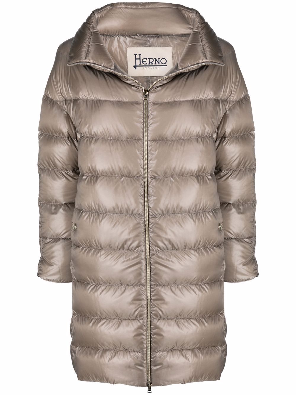 HERNO Elegant Mid-Length Puffer Jacket