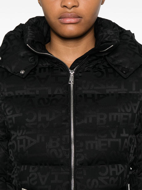 ELISABETTA FRANCHI Quilted Black Sport Jacket for Women