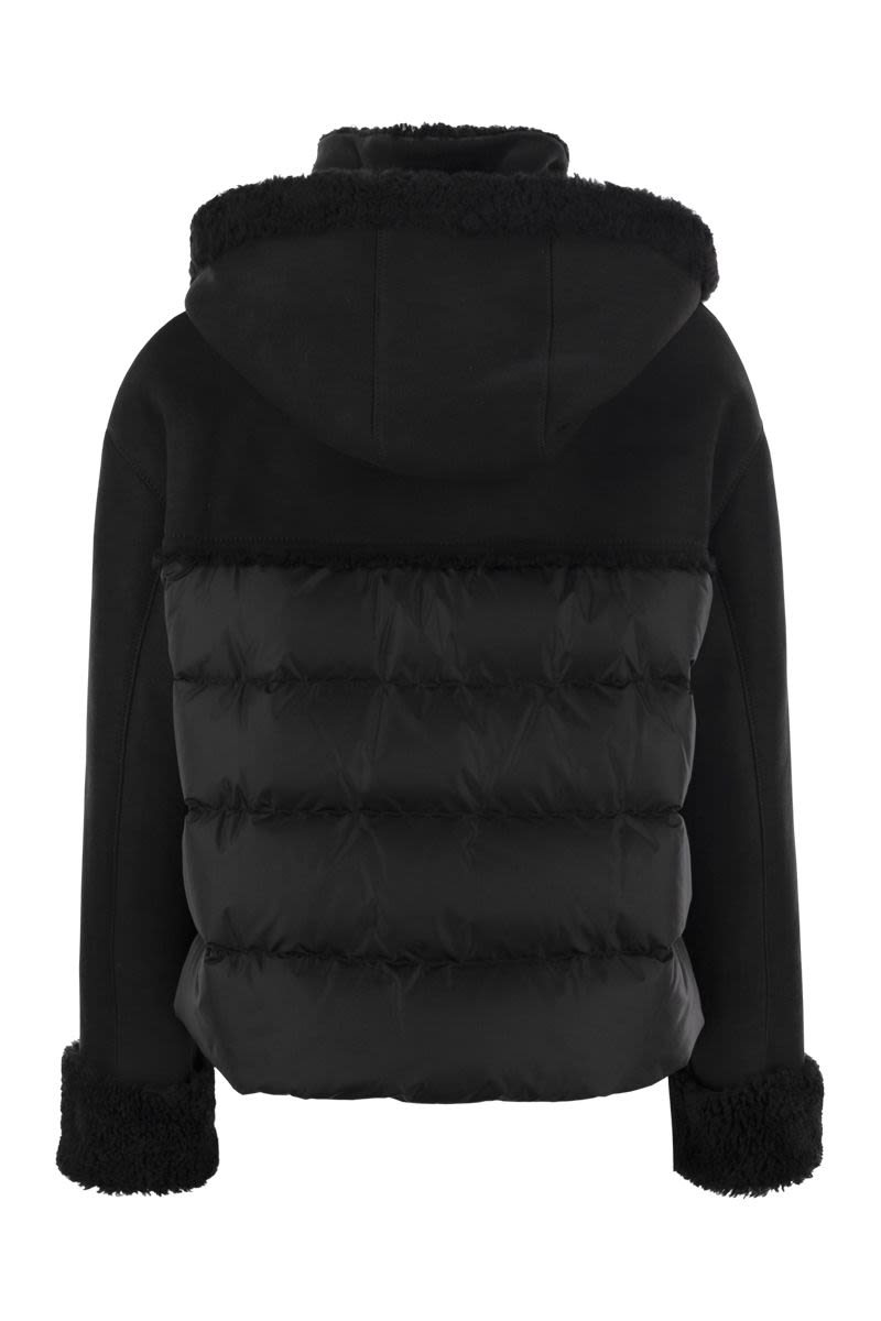 HERNO Lambskin Hooded Outerwear for Women