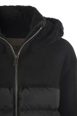 HERNO Lambskin Hooded Outerwear for Women