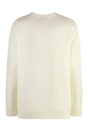 MAX MARA Plush Wool and Cashmere Sweater with Sequin Embroidery - FW24