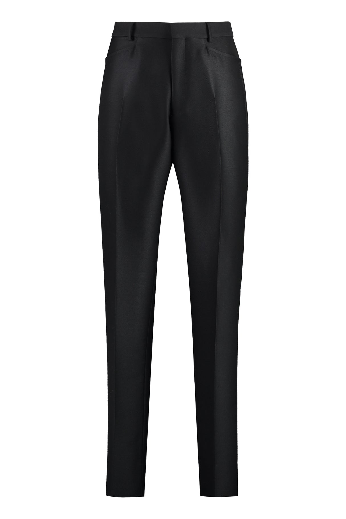 TOM FORD Sophisticated Black Wool Trousers for Men