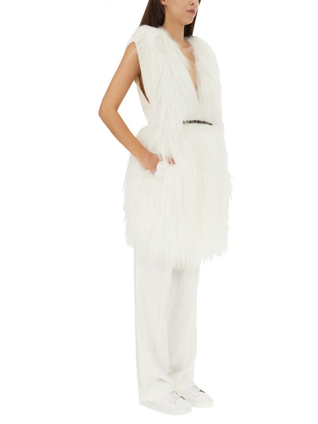 FABIANA FILIPPI Mini Adjustable Fur Vest for Women