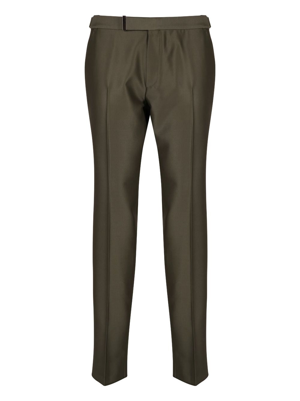 TOM FORD Green Pressed Crease Trousers for Men