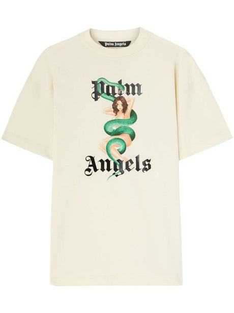 PALM ANGELS Ivy Pin-Up Graphic Tee for Men