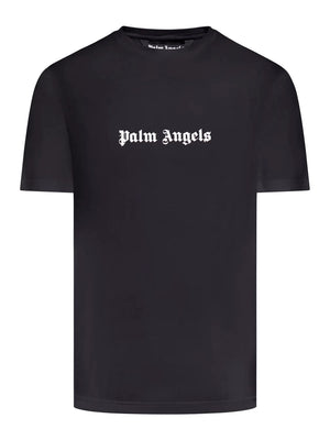 PALM ANGELS Logo Print Crew-Neck T-Shirt for Men - FW24 Edition