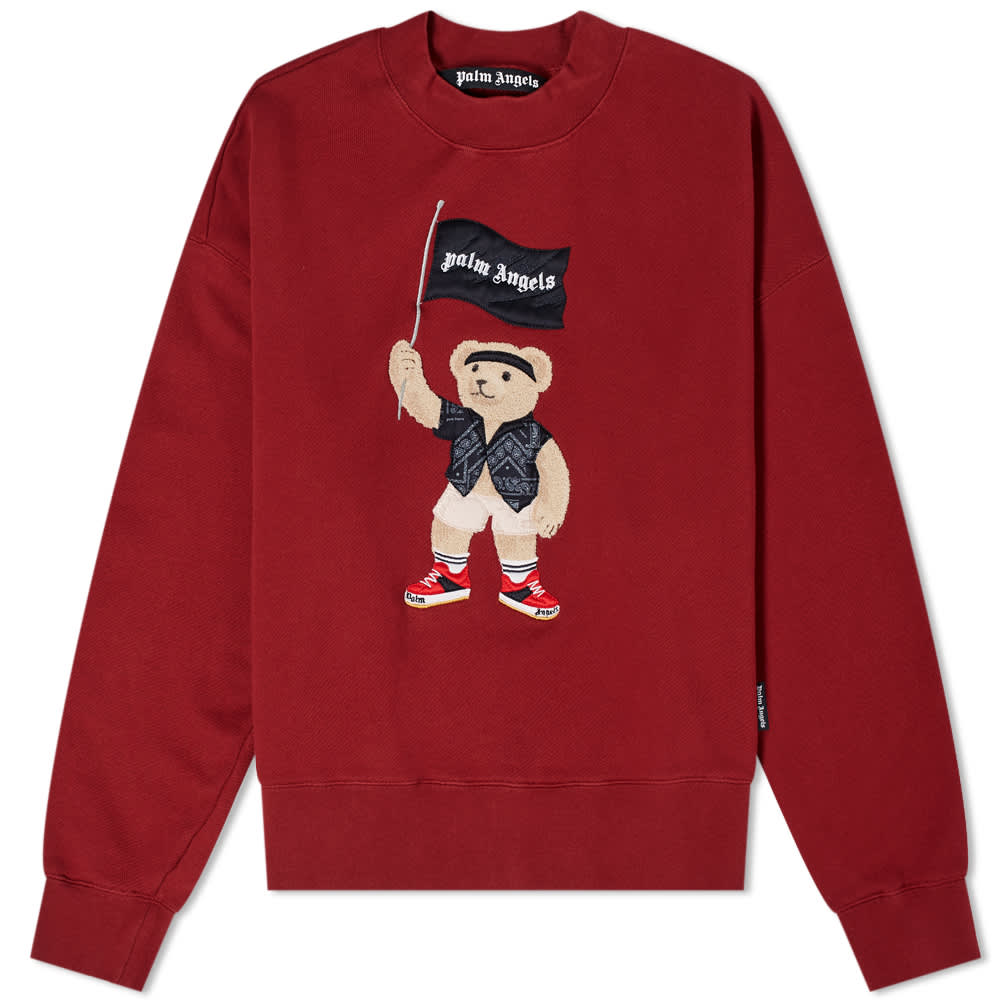 PALM ANGELS Pirate Bear Logo Sweatshirt for Men - Fall/Winter 2024