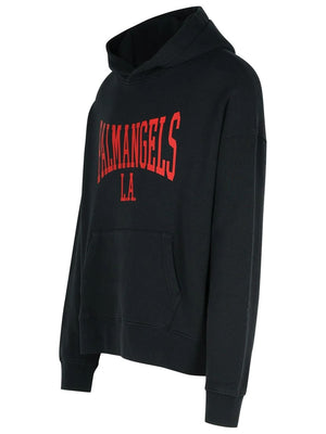 PALM ANGELS College Style Hooded Sweatshirt - Relaxed Fit, Size L