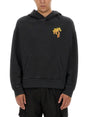 PALM ANGELS Men's Cotton Hoodie - Size L