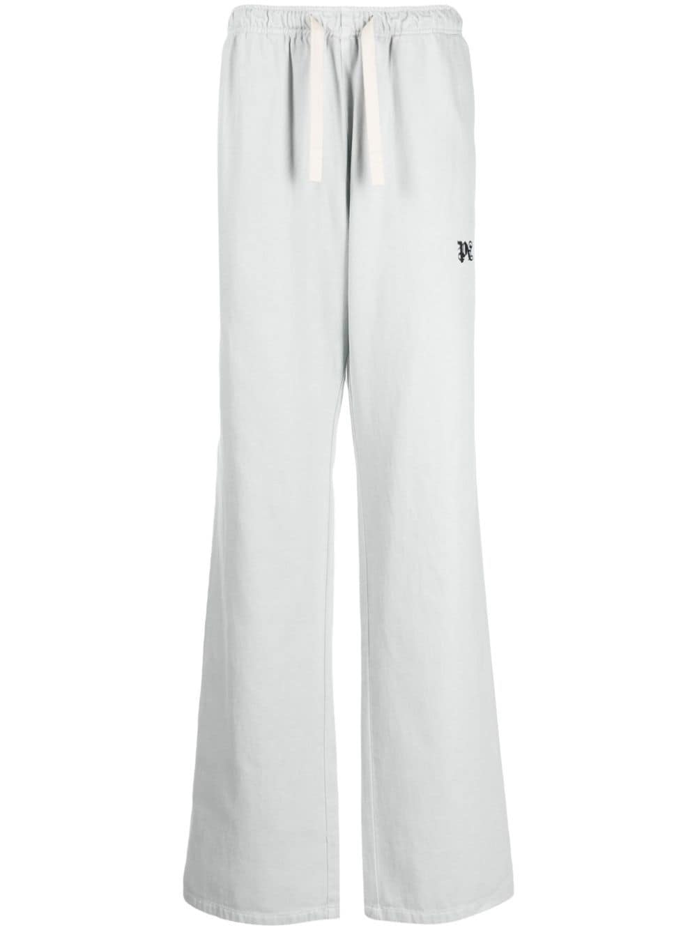 PALM ANGELS Monogram Embroidered Track Pants for Men | SS24 Season