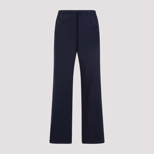 PALM ANGELS Blue Cotton Trousers for Men - SS24 Collection