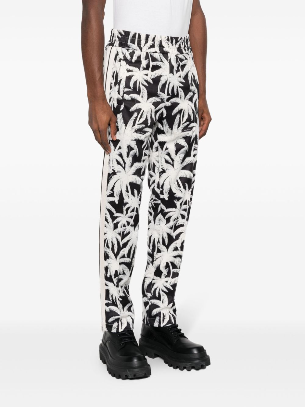 PALM ANGELS Vibrant Palm Print Joggers - Size L