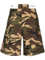 PALM ANGELS Men's Camouflage Print Cotton Shorts for FW23