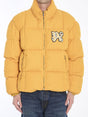 PALM ANGELS Corduroy Puffer Jacket with Monogram Patch - Regular Fit