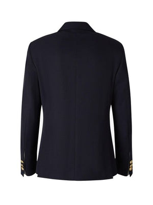 PALM ANGELS Navy Blue Jacket for Men - 23FW Collection