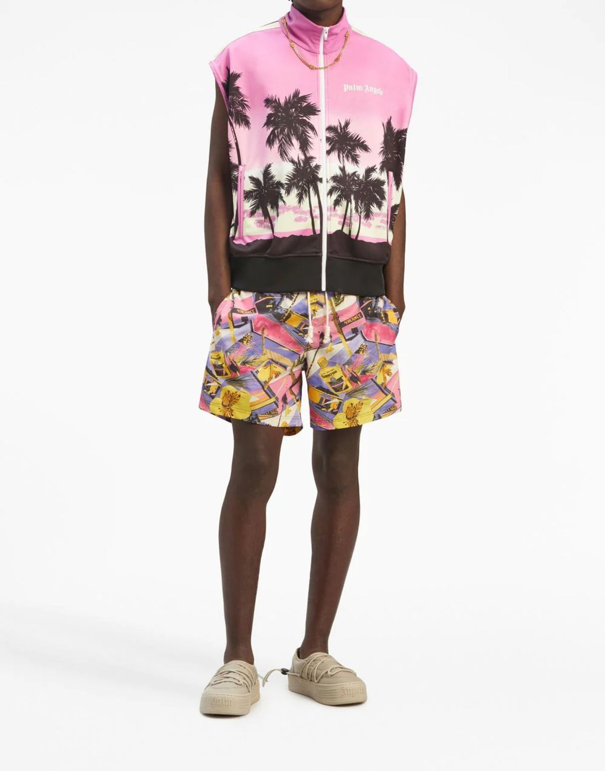 PALM ANGELS Miami Mix Men's Swim Shorts