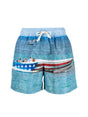 PALM ANGELS Speedyboat Logo Swim Shorts